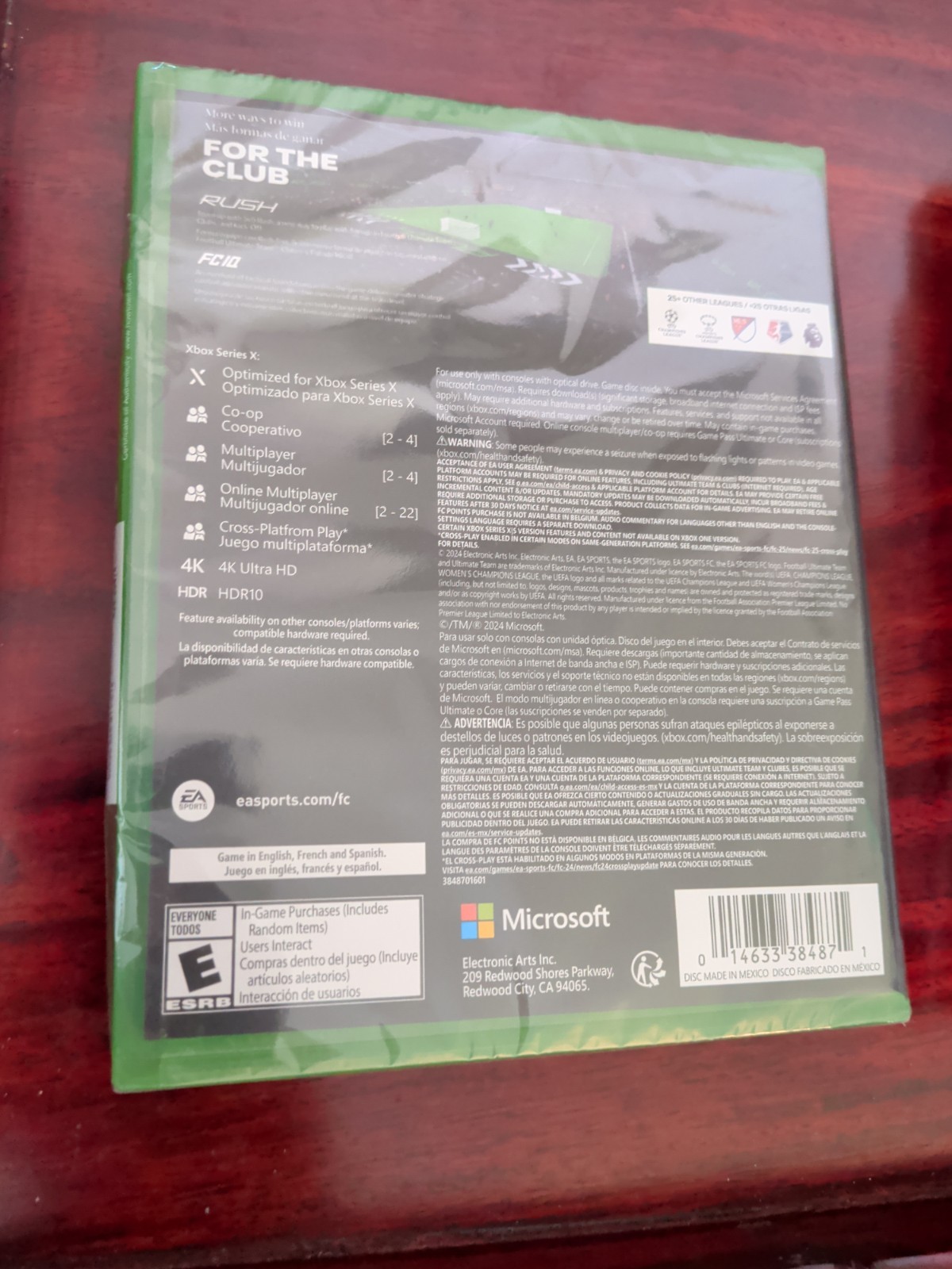 EA Sports FC 25 FIFA Soccer Microsoft Xbox Series X One Complete Video Game New
