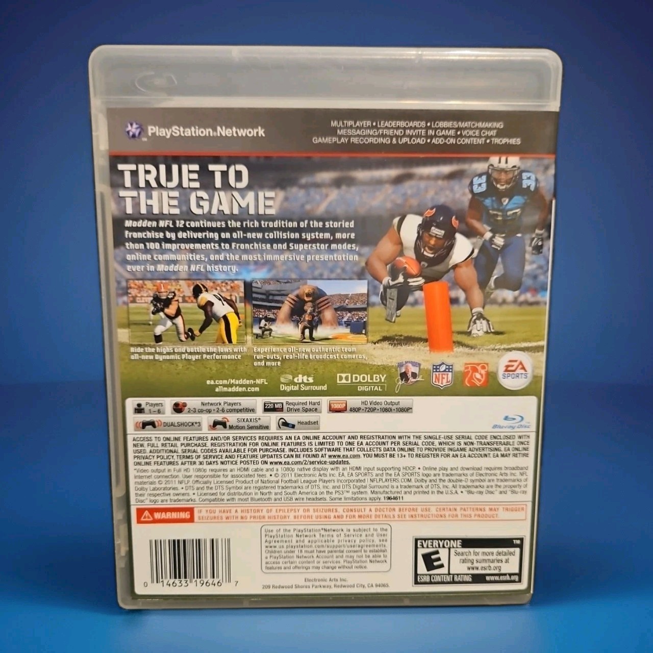 Madden NFL 12 (Sony PlayStation 3, 2011)