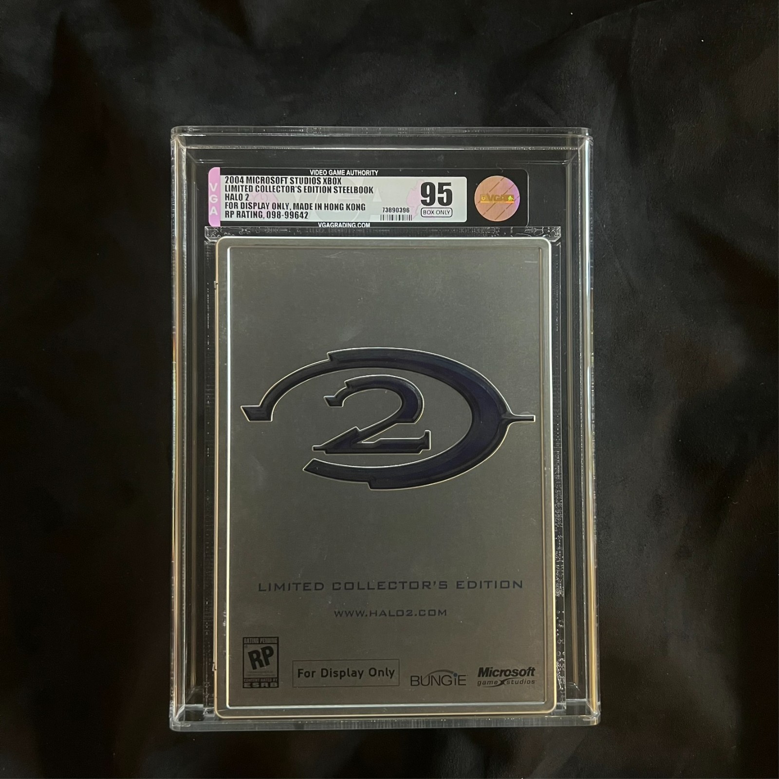 Halo 2 Limited Collectors Edition For Display Only Xbox – VGA 95 – Not PSA WATA