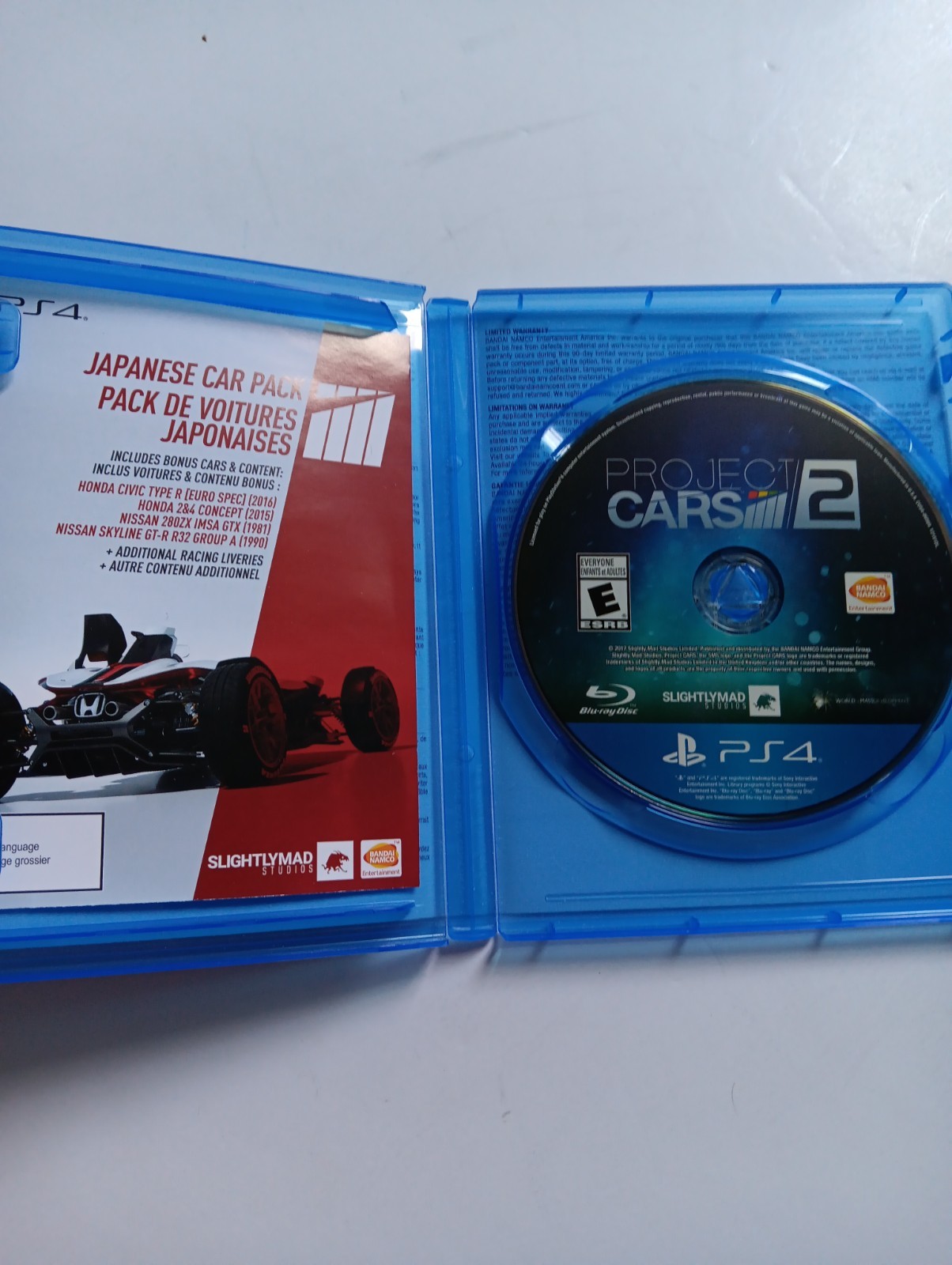 Project Cars 2: Day One Edition Sony PlayStation 4, 2017 TESTED & COMPLETE