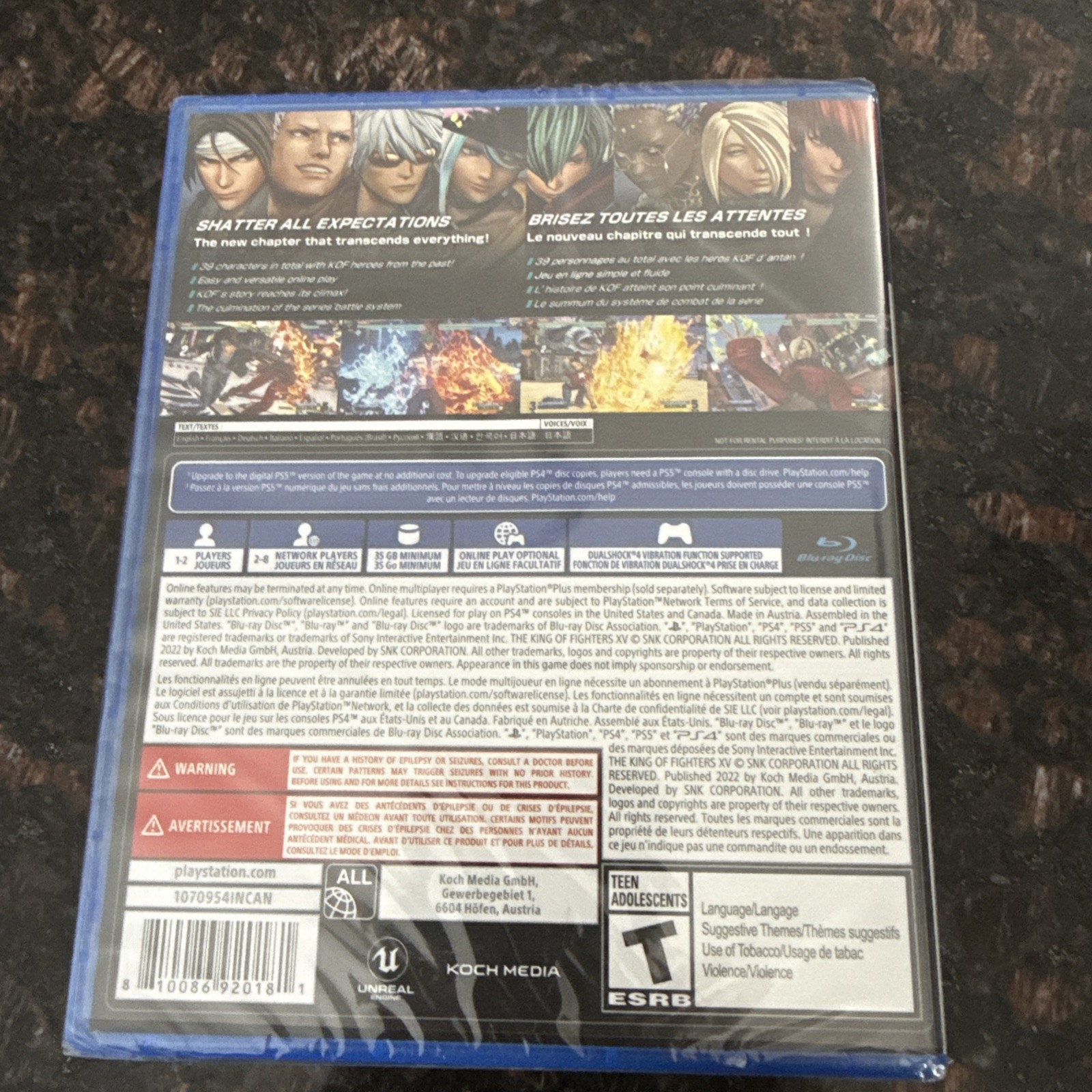 King Of Fighters Xv (Playstation 4) Brand New