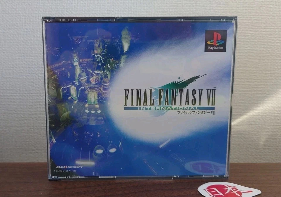 Final Fantasy 7 International + MANUAL VII FF7 PlayStation NTSC-J JAPAN SHIP