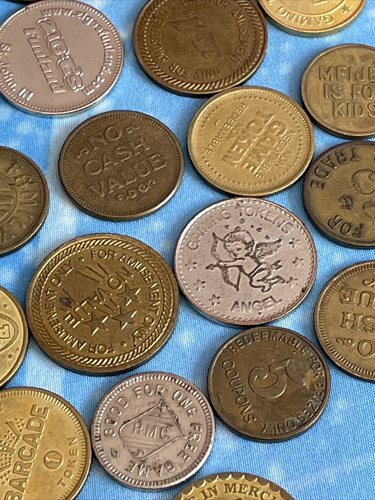 Arcade Token Lot Games Tokens Gaming Fun