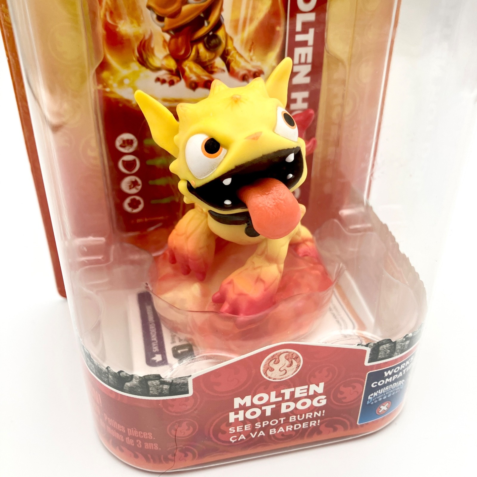 Skylanders Giants Molten Hot Dog Figure Walmart Exclusive Variant NIB NEW SEALED