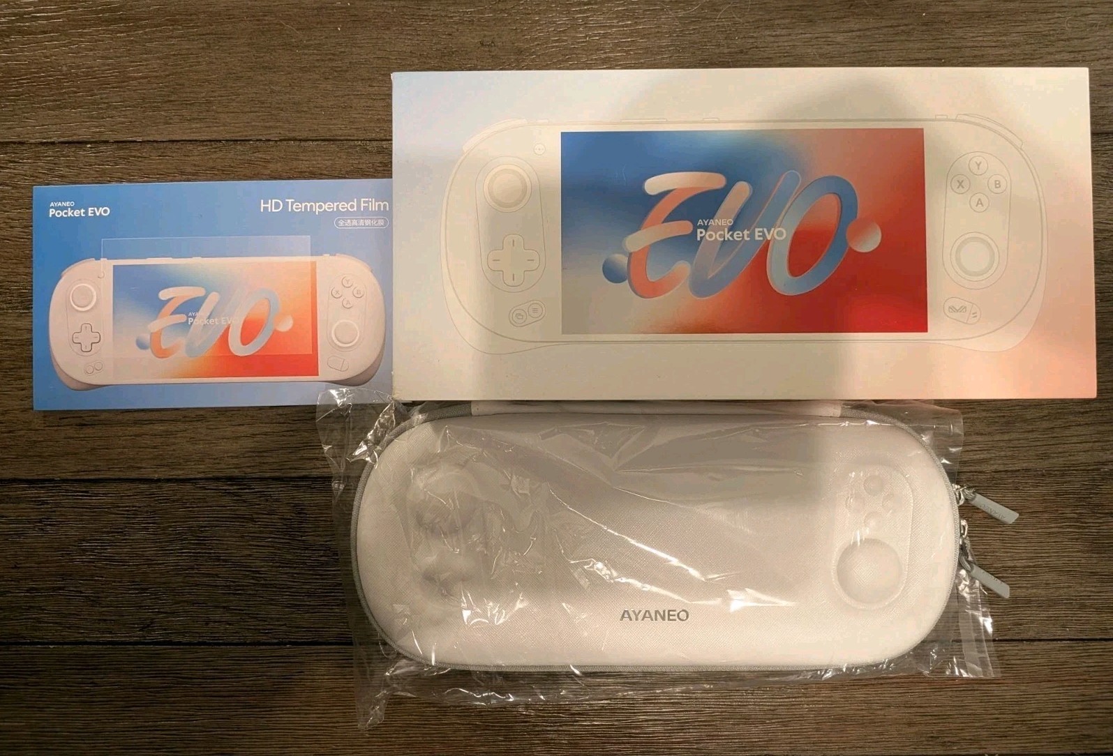 Pristine AYANEO Pocket EVO 7″ OLED 165Hz Sky White 8GB/128GB Android Handheld