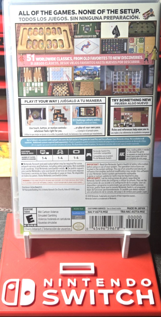 Nintendo Switch – Club House Games (51 Games Worldwide Classics Free Returns