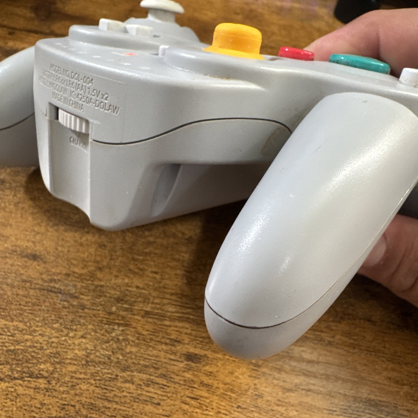 Nintendo GameCube Wavebird controller only NO receiver DOL-004 WORKS