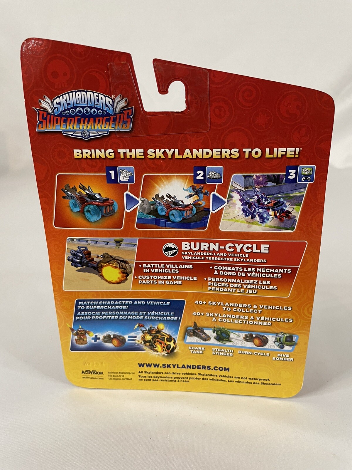 Skylanders SuperChargers: Vehicle Burn Cycle Character Pack, 2015, SEALED, NEW
