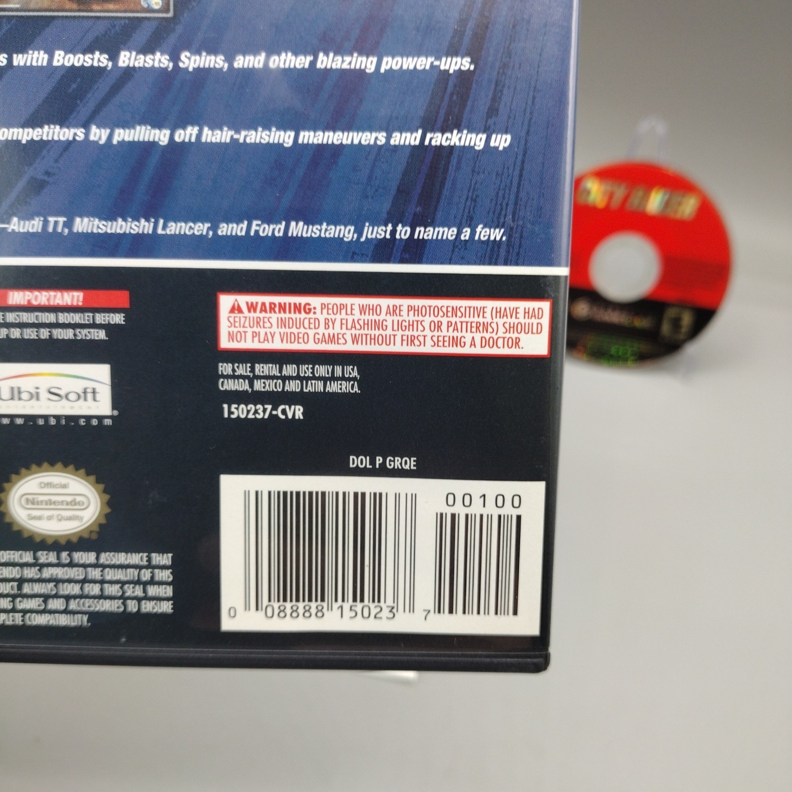 City Racer (Nintendo GameCube, 2003) Complete w/ Manual CIB Tested Working