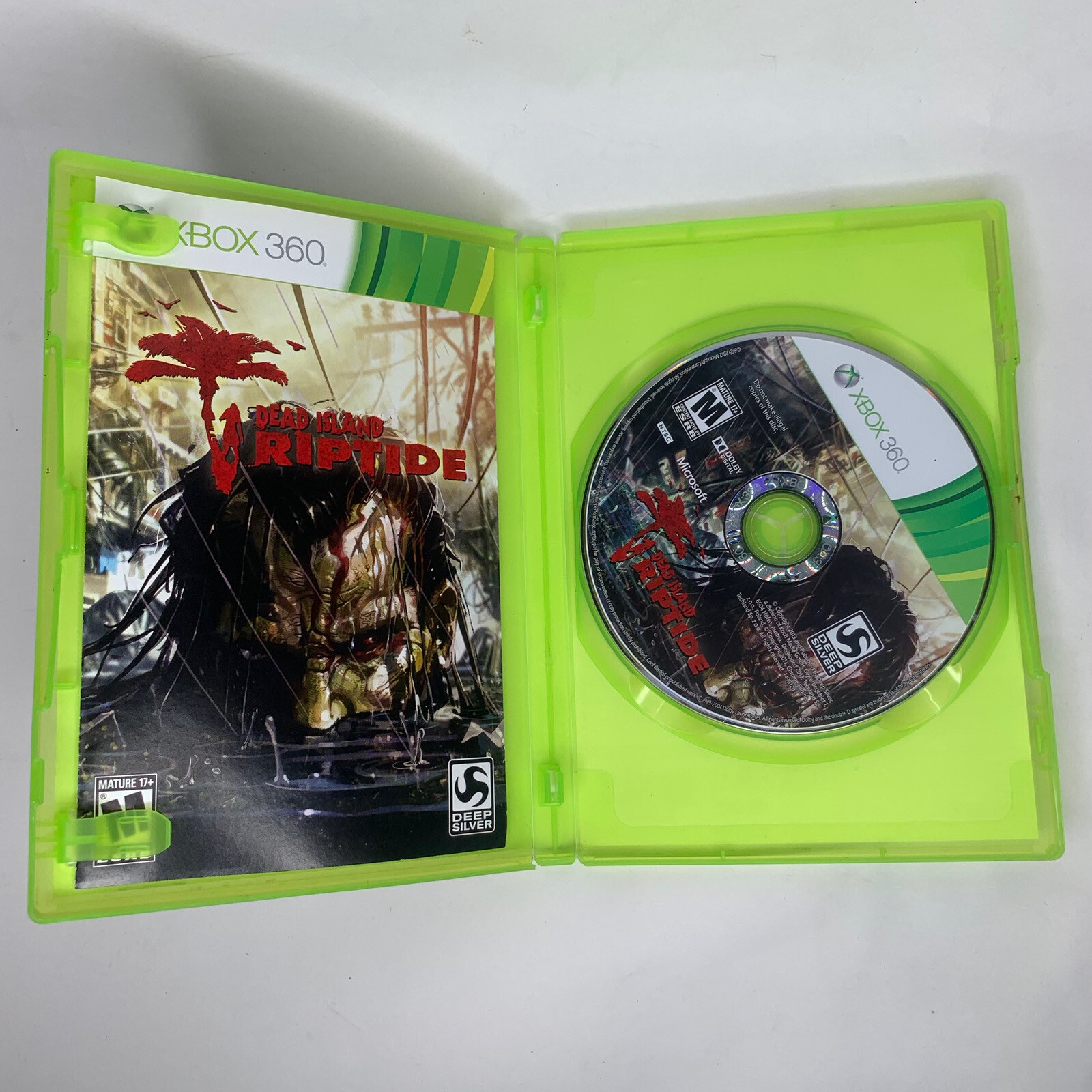 Dead Island: Riptide (Xbox 360, 2013) Complete with Manual