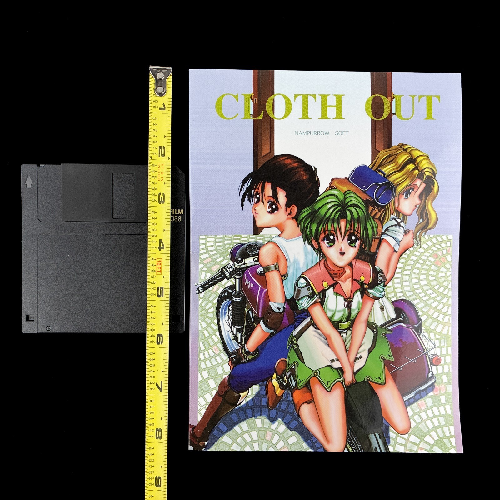 1993 NAMPURROW SOFT CLOTH OUT 3.5″ PC-98 PC-9801 Adventure RPG Doujin Game Japan