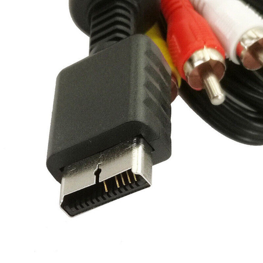 TV AV RCA Audio & Video Cable Lead Cord for SONY Playstation 1 2 3 PS1 PS2 PS3 a