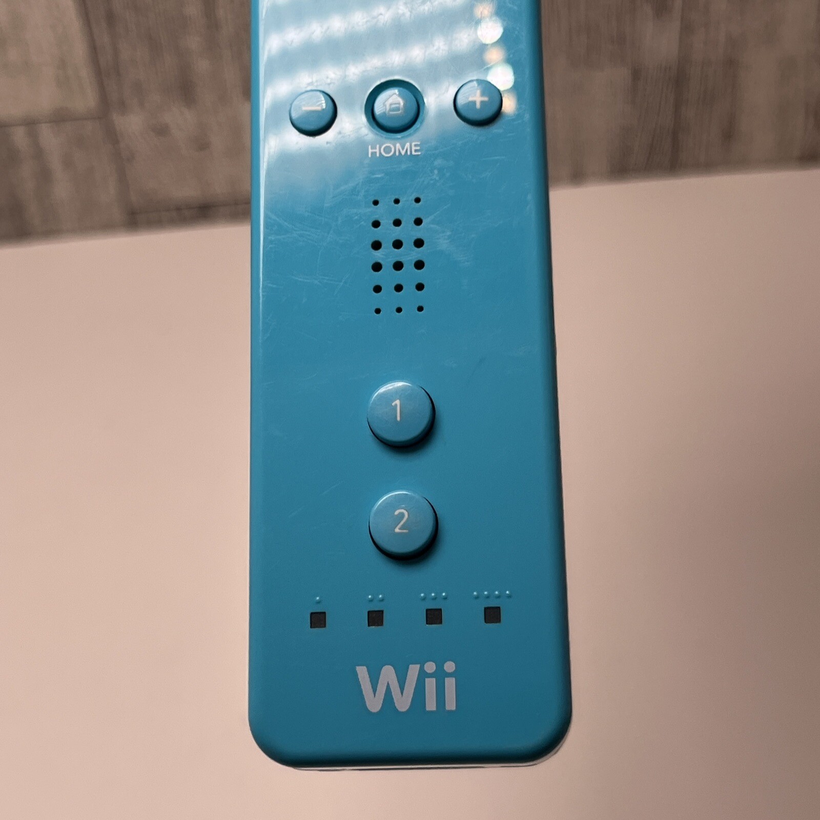Nintendo Wii Controller Blue RVL-036 Tested