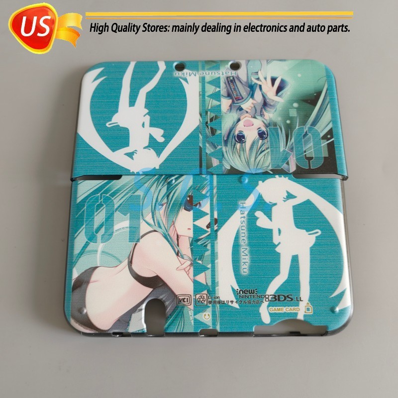 For Nintendo New 3DS XL 3DS LL Protective Top & Bottom Case Cover Housing Shell