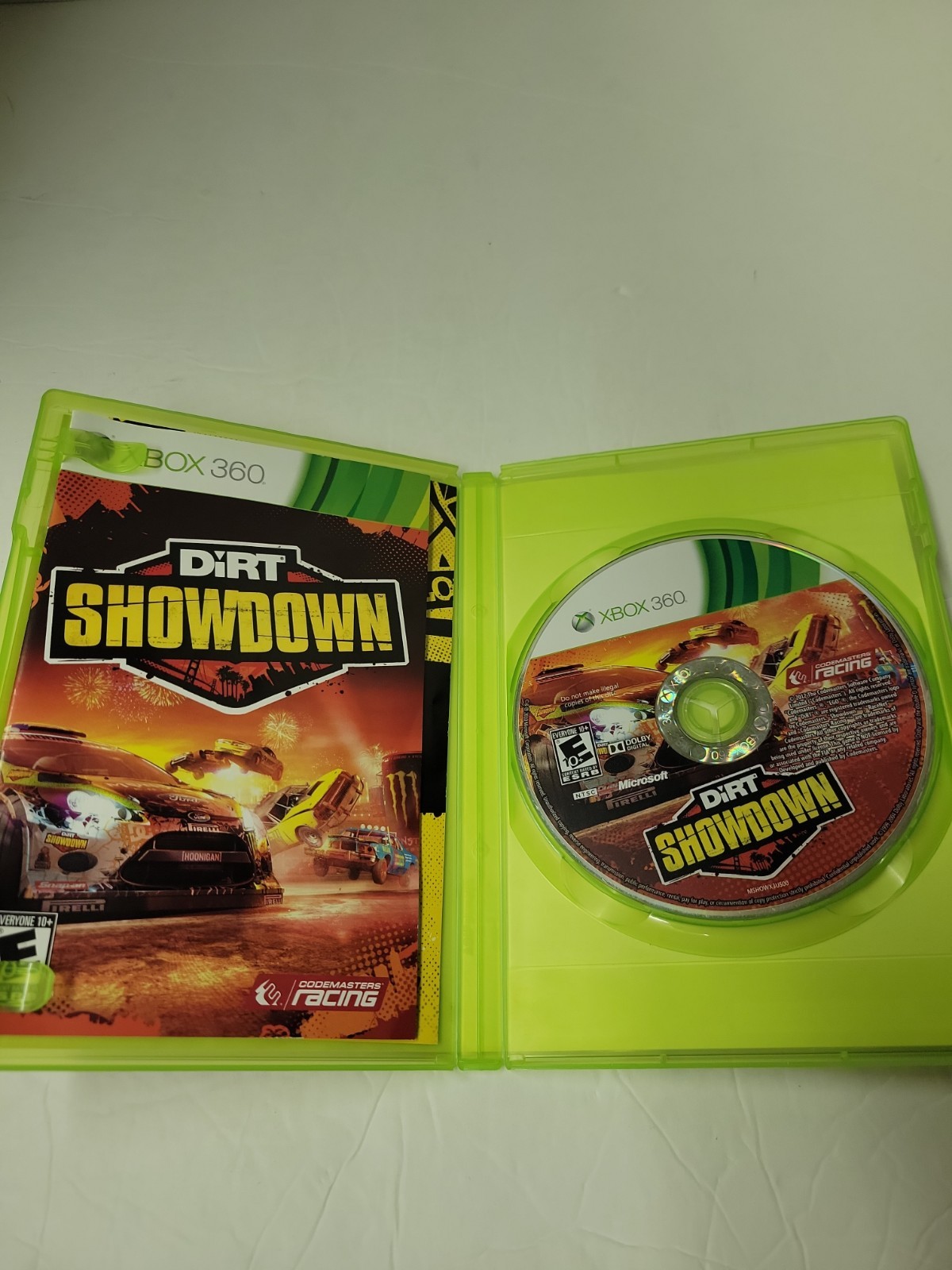 Dirt Showdown Microsoft Xbox 360 Exclusive Edition Complete CIB W/ Manual Tested