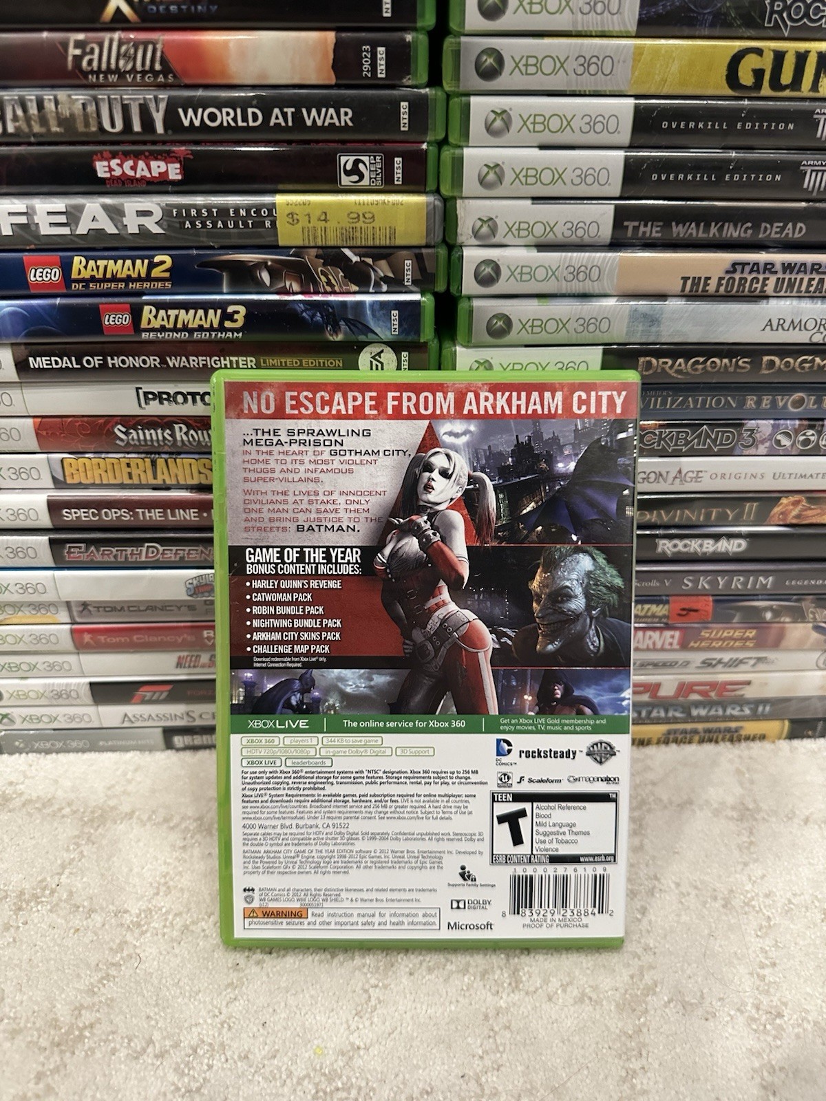 Batman: Arkham City Game of the Year Edition Microsoft Xbox 360 Complete CIB