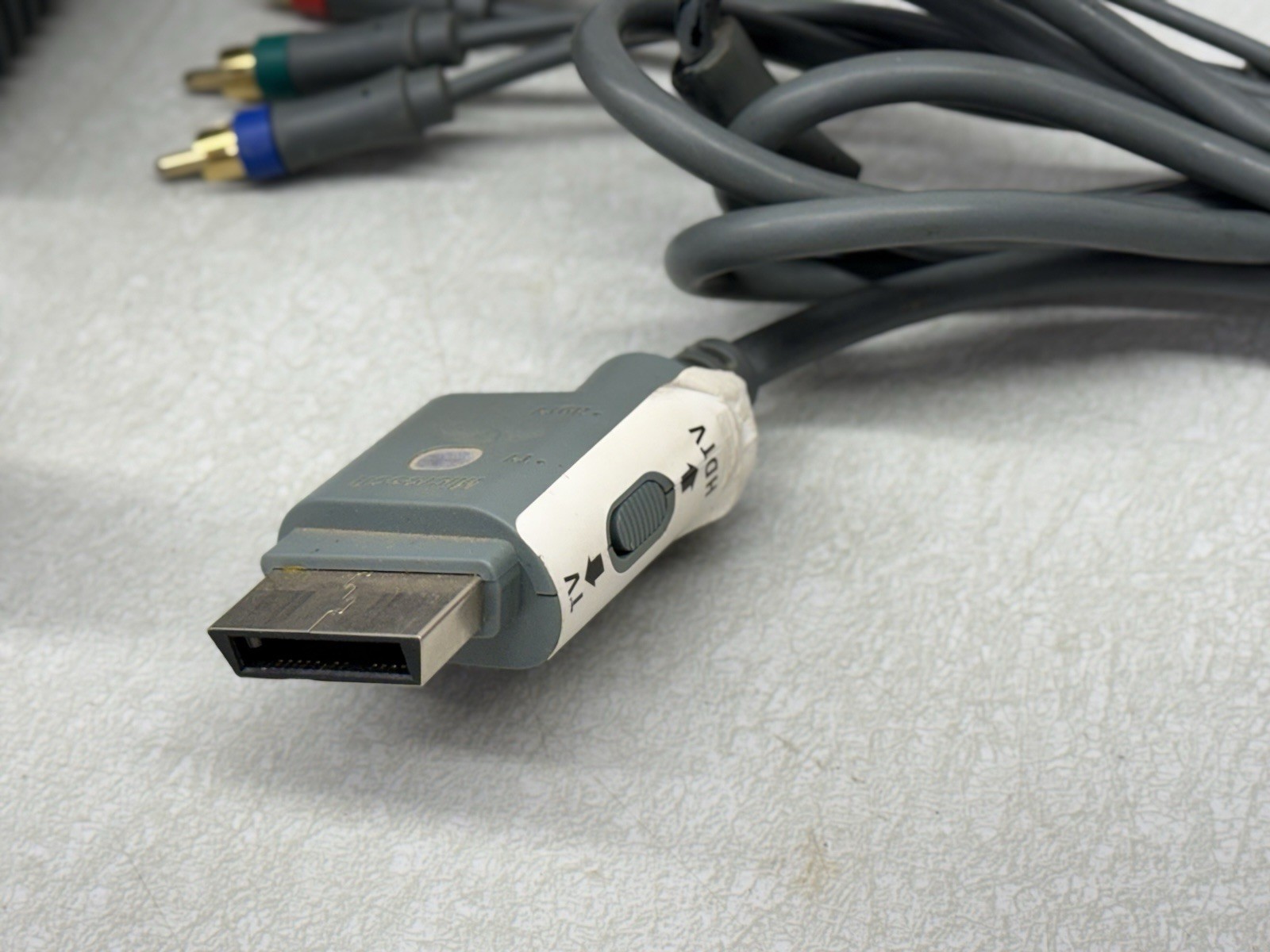 Black XBOX 360 120GB HDD Video Game Gaming Console Cords Cables