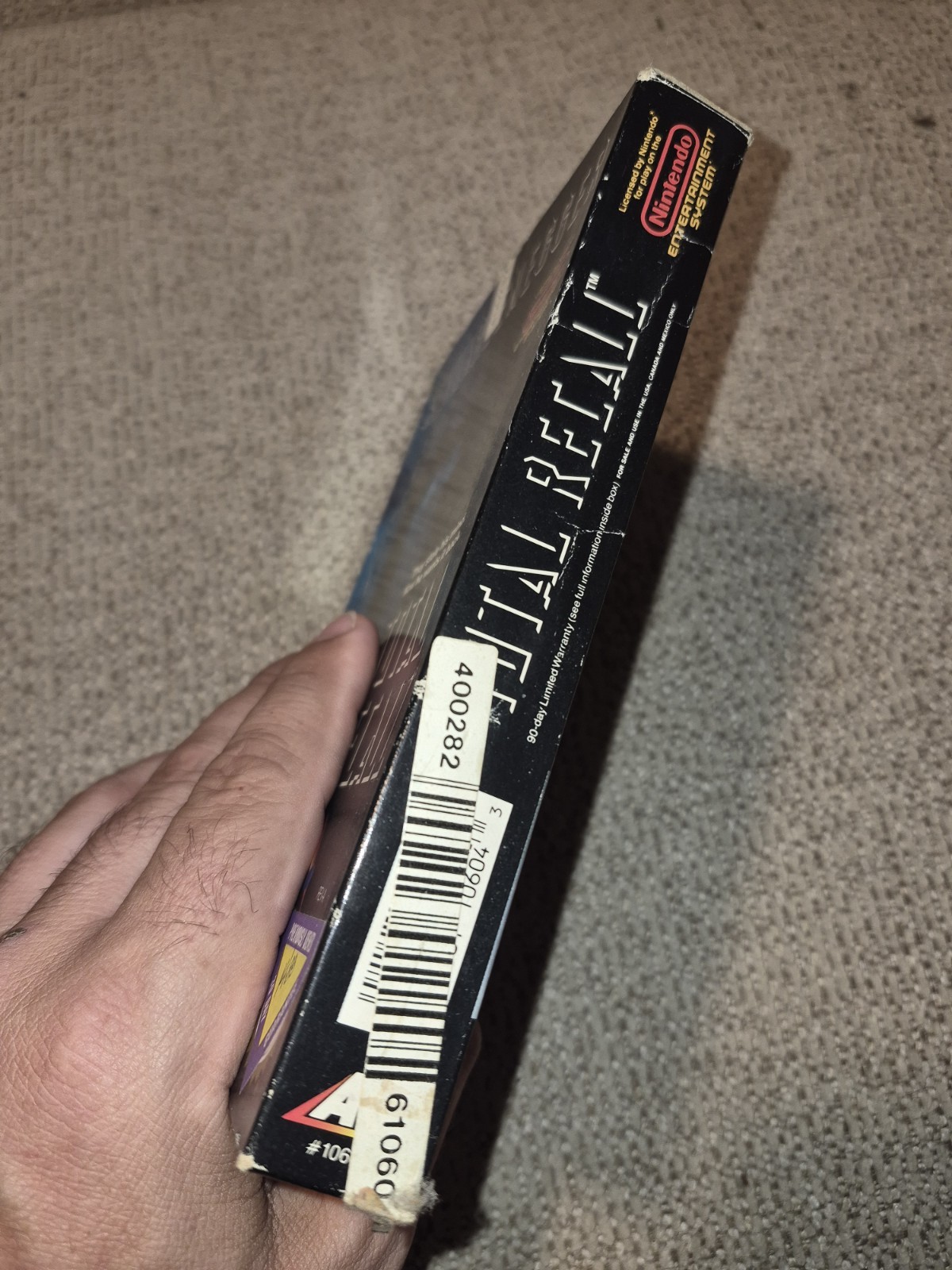 Total Recall (Nintendo Entertainment System, 1990) No Manual