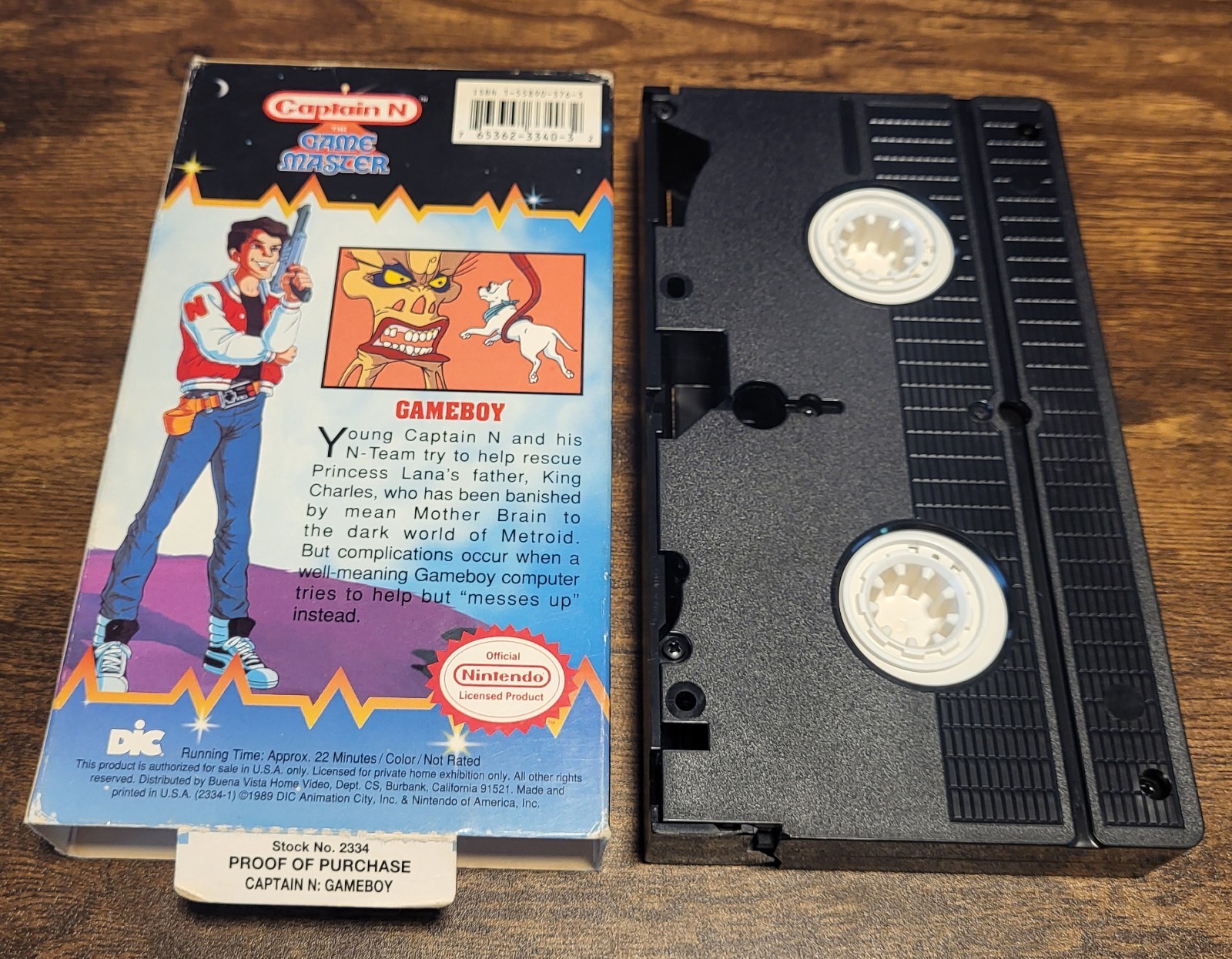 Captain N The Game Master: Gameboy – VHS – Nintendo NES Retro Gaming Cartoons