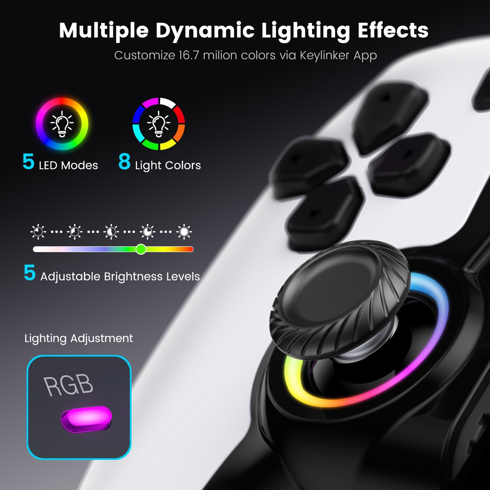 Mobile Gaming Controller for PS Remote Play/iOS,Wireless Phone Game Controller