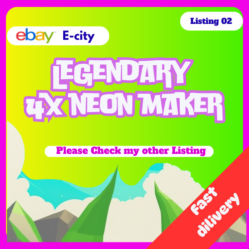 Neon maker legendary Neon 💫Same Day Delivery💫 adopt Top Pick Today