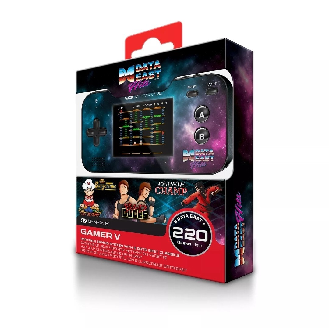 Data East Hits Arcade Gamer V – Handheld Gaming System – 220 Retro Style Games!