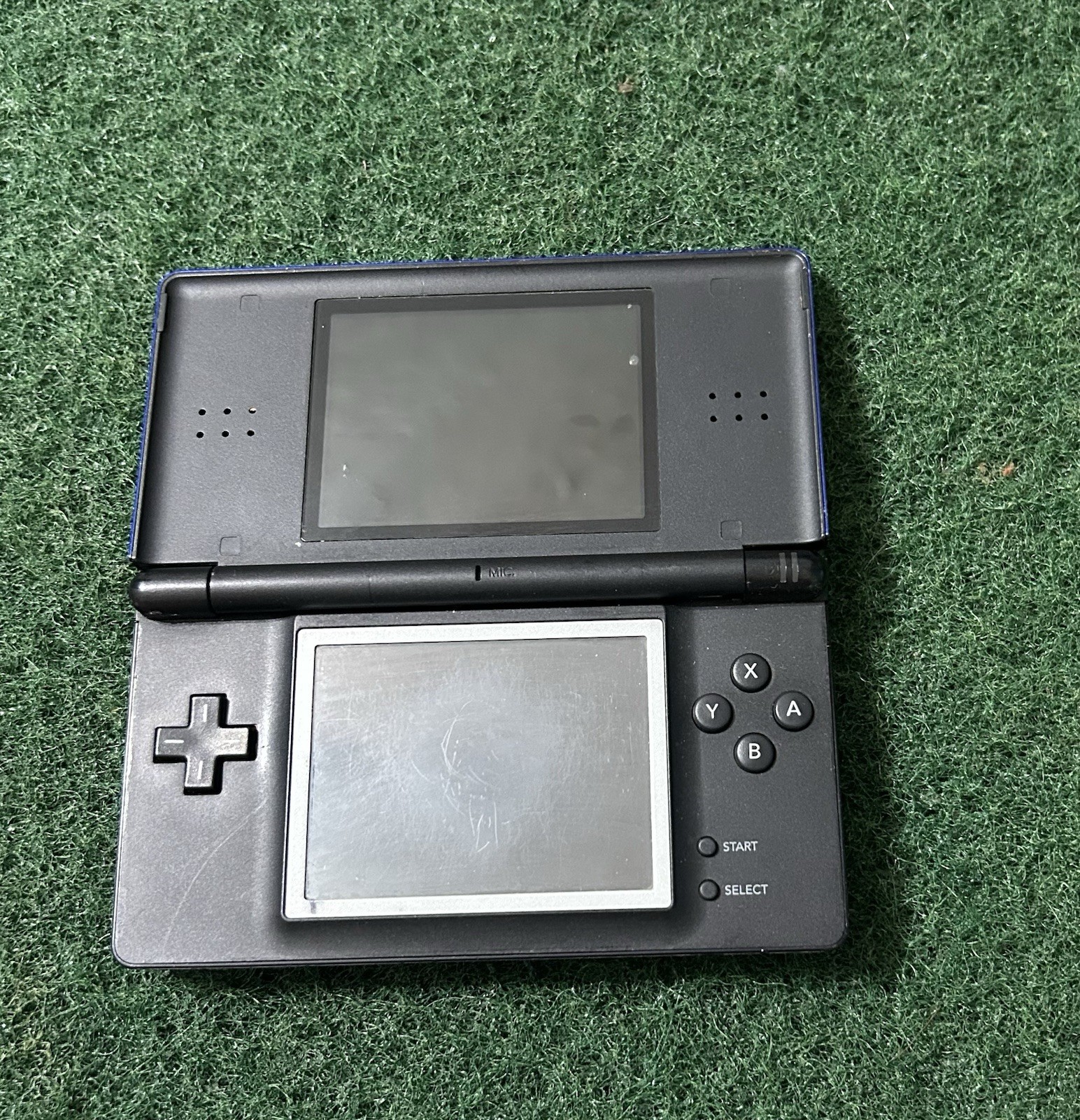 (3)Nintendo DS Lite Handheld Systems Cobalt/Black, Working, CHARGER Not Included