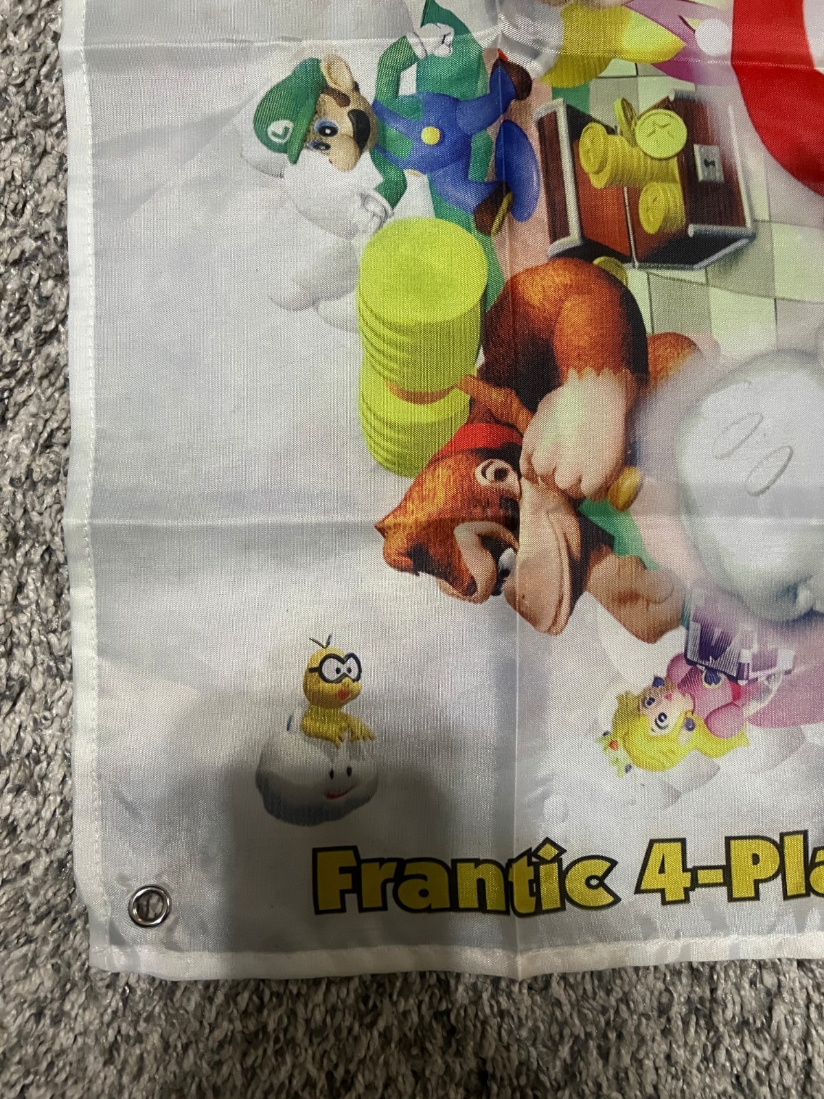 Mario Party 64 Wall Flag Banner Tapestry 2 x 3 Ft, N64