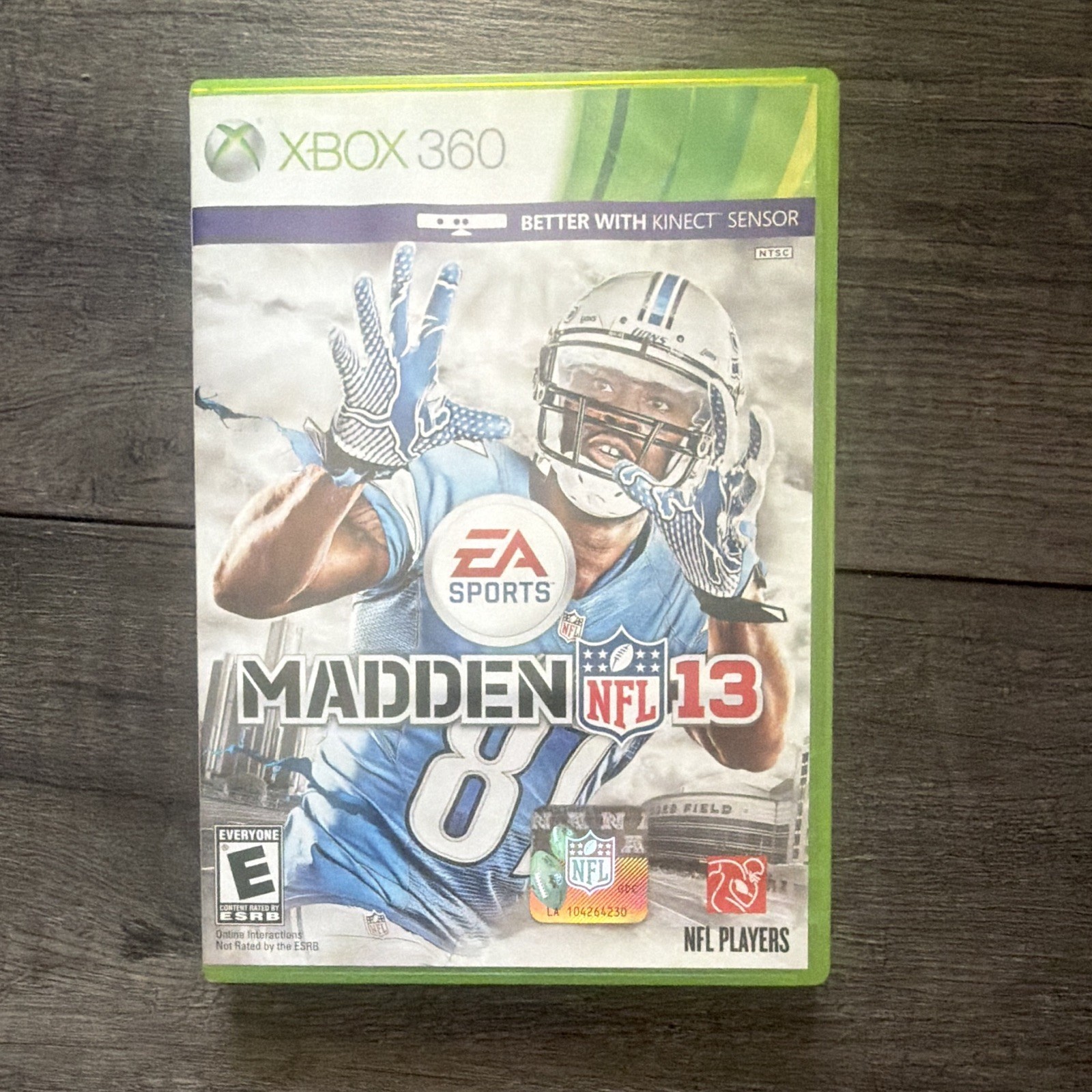 EA Sports Madden NFL 13 Xbox 360 2012 NTSC-U/C E Better w/ Kinect
