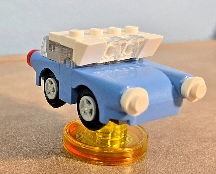 5 Lot LEGO Dimensions Vehicles w/ Toy Tag Bases (Harry Potter / Knight Rider)