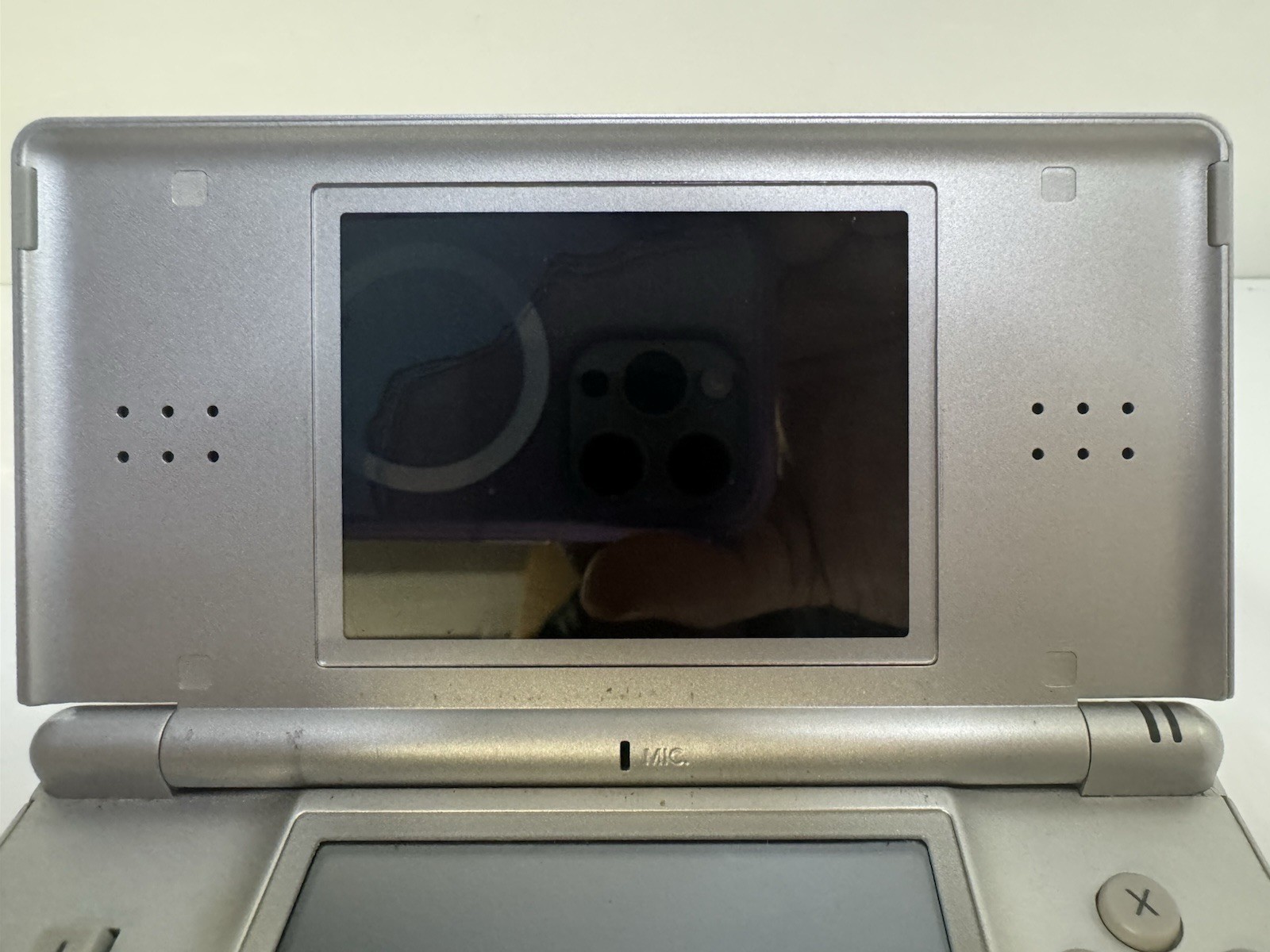Nintendo DS Lite System Portable Gaming Console – Silver CLEAN