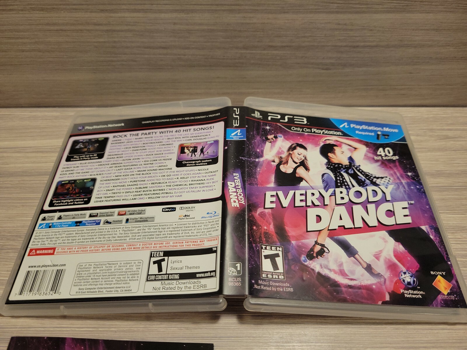 Everybody Dance (Sony PlayStation 3, 2011) CIB