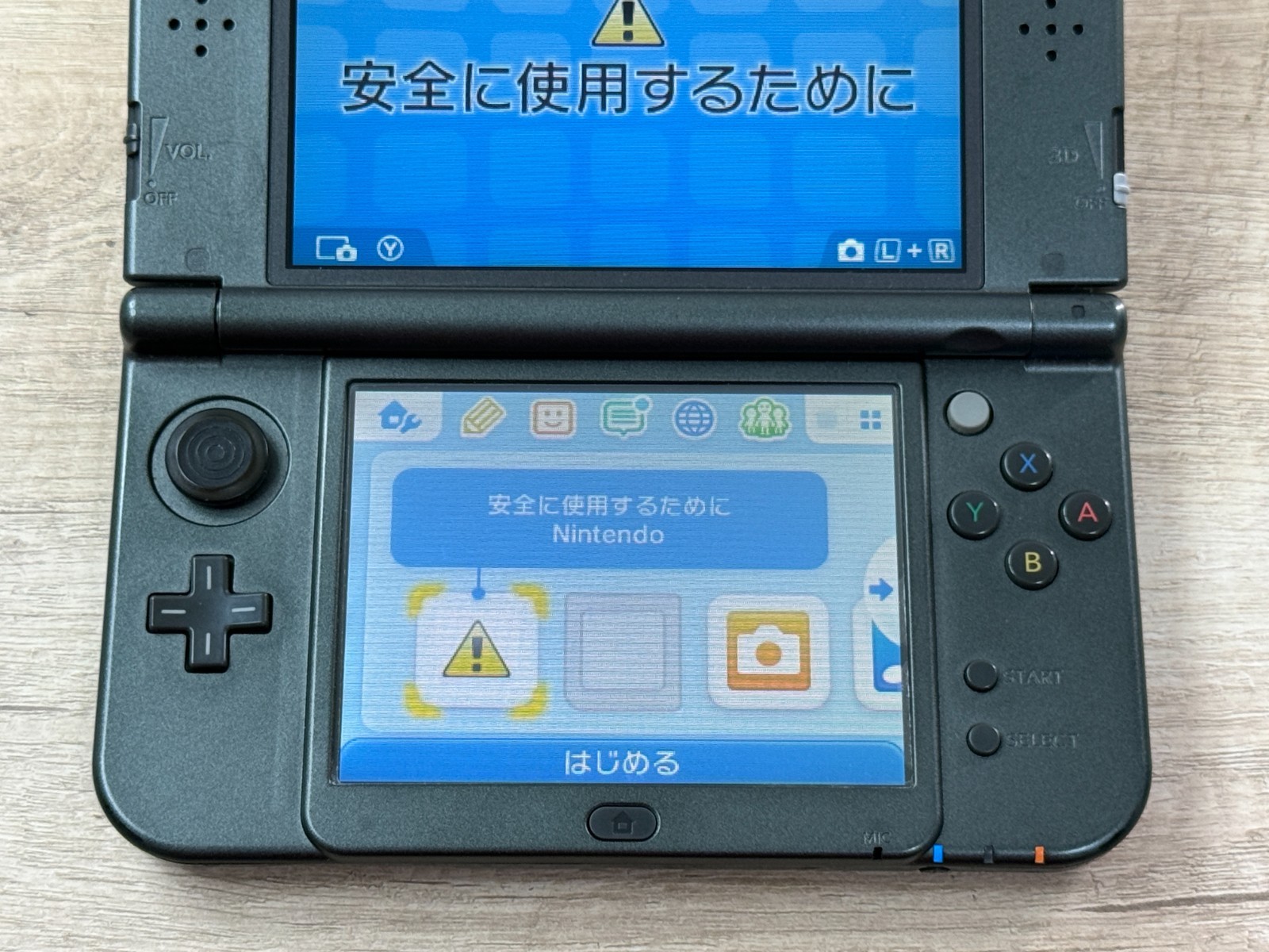 IPS Nintendo New 3DS XL Metallic Black Console IPS Top Tested Japan D8748