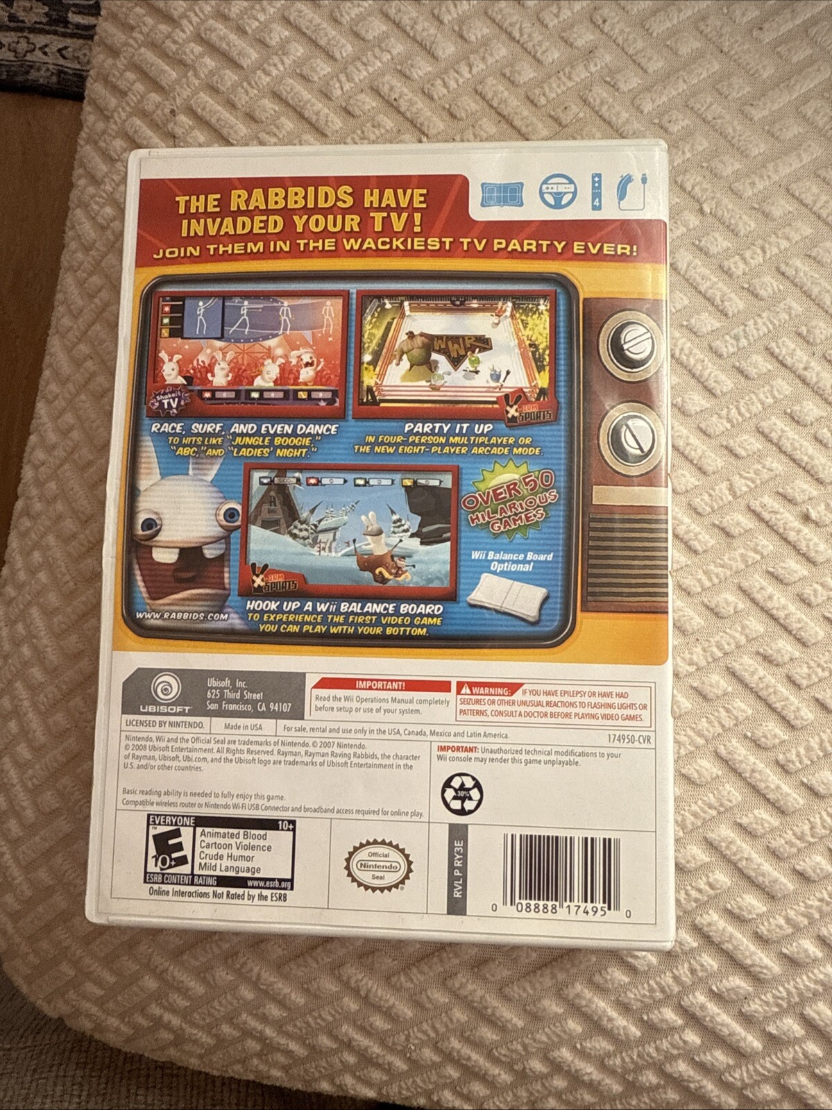Rayman Raving Rabbids: TV Party (Nintendo Wii, 2008)