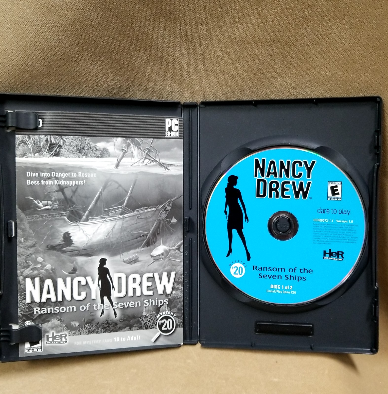 Nancy Drew: Ransom of the Seven Ships PC CD-ROM Game (Mystery #20)
