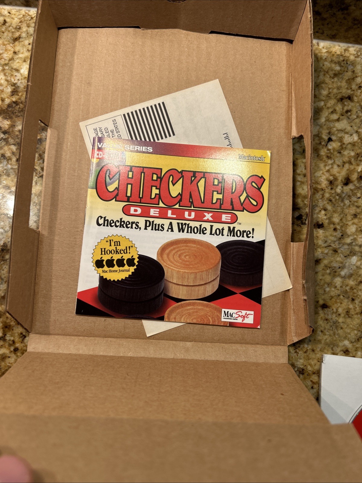 MacSoft CD-ROM Checkers Deluxe Game For Macintosh (1995)