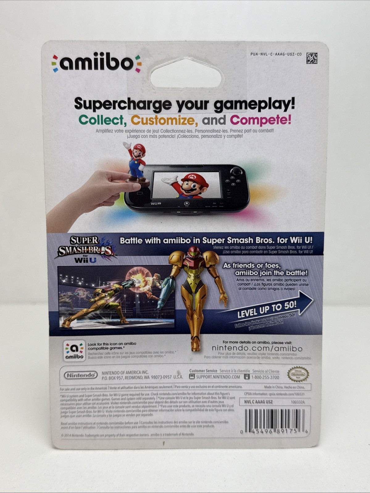 Samus Amiibo Figure – Super Smash Bros (Nintendo) Brand New Sealed