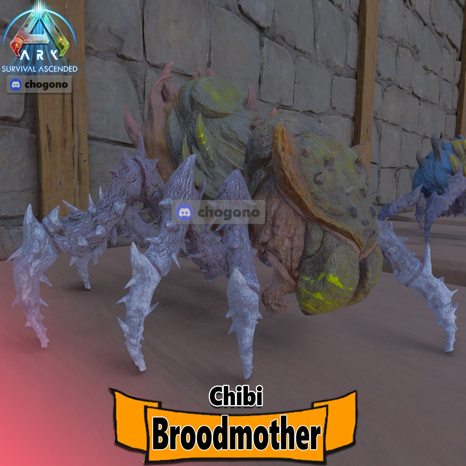Ark Survival Ascended RARE PVE CHIBI BROODMOTHER
