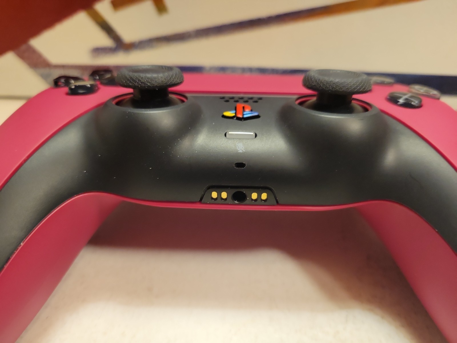 TMR Analogs Custom Cosmic Red Ps5 Sony DualSense Wireless Controller