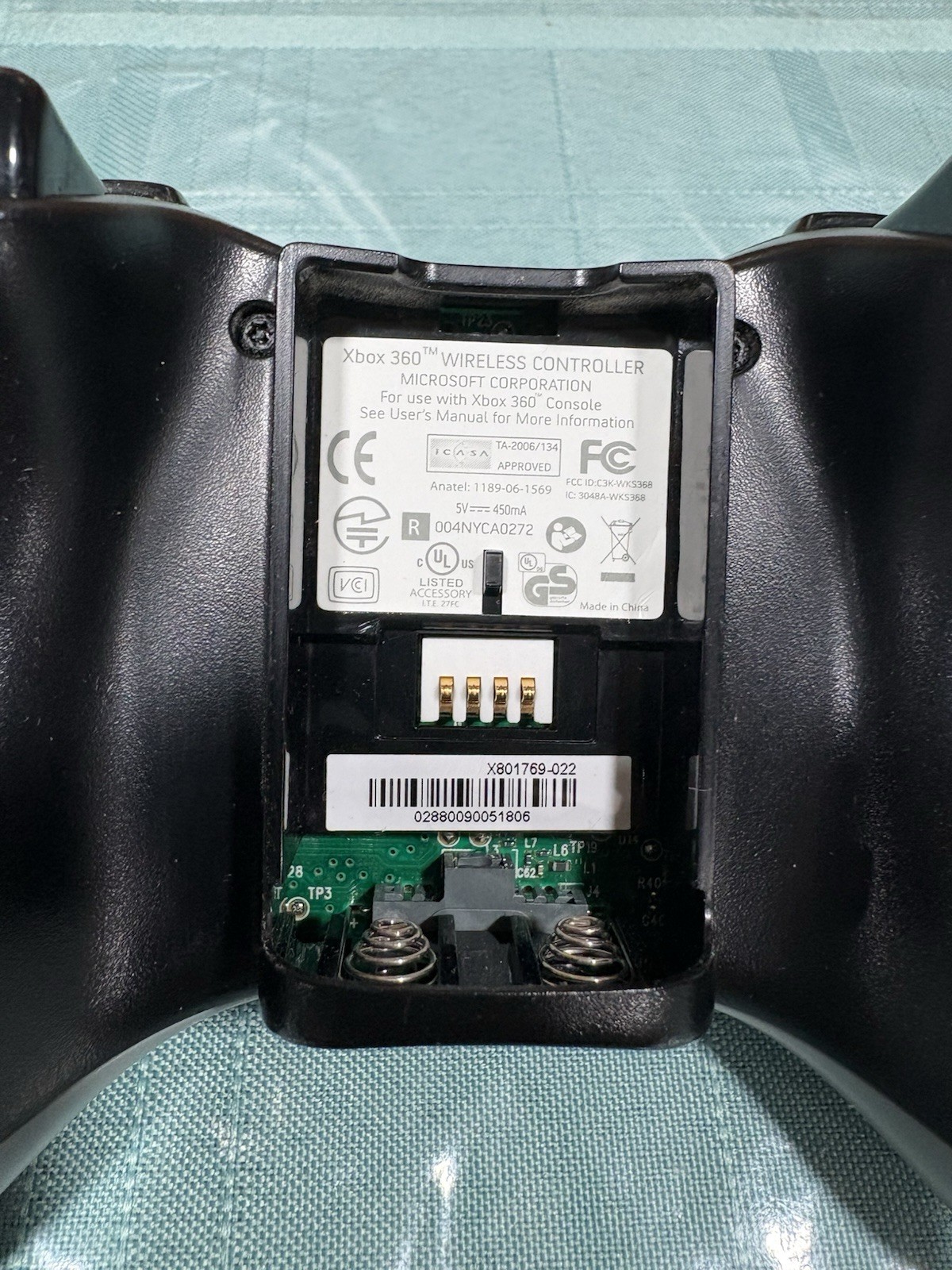 Microsoft Xbox 360 Wireless Controller OEM Black & Grey Authentic TESTED 🔥🔥🔥