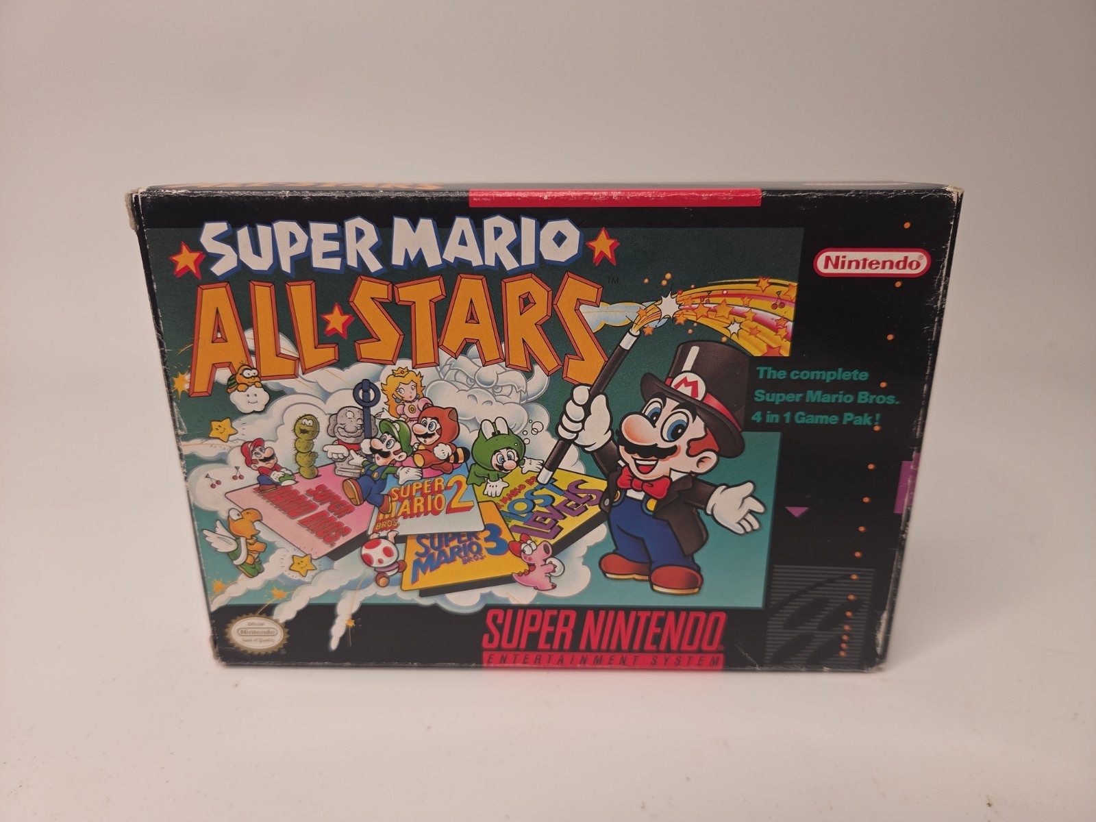 Super Mario All-Stars (Super Nintendo SNES) CIB Complete in Box Manual TESTED