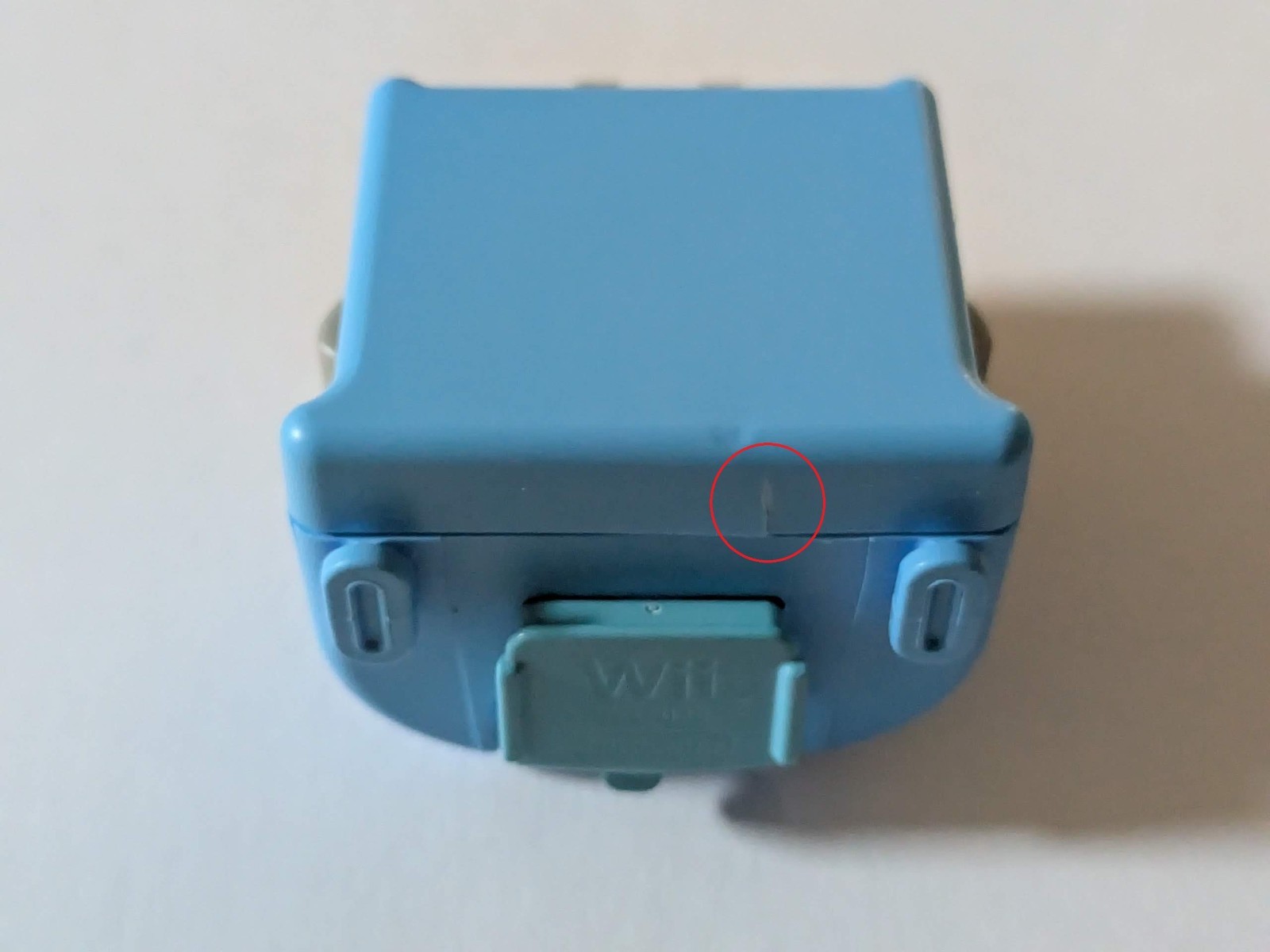 Nintendo Wii Motion Plus ” Blue ” Adapter RVL-026 Sports Resort OEM Tested Rare