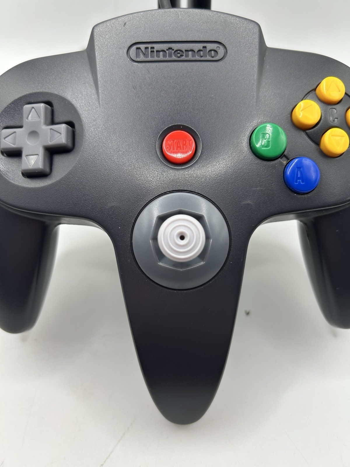 Official Nintendo 64 N64 Controller Black x Gray Refurbished New Stick Tested