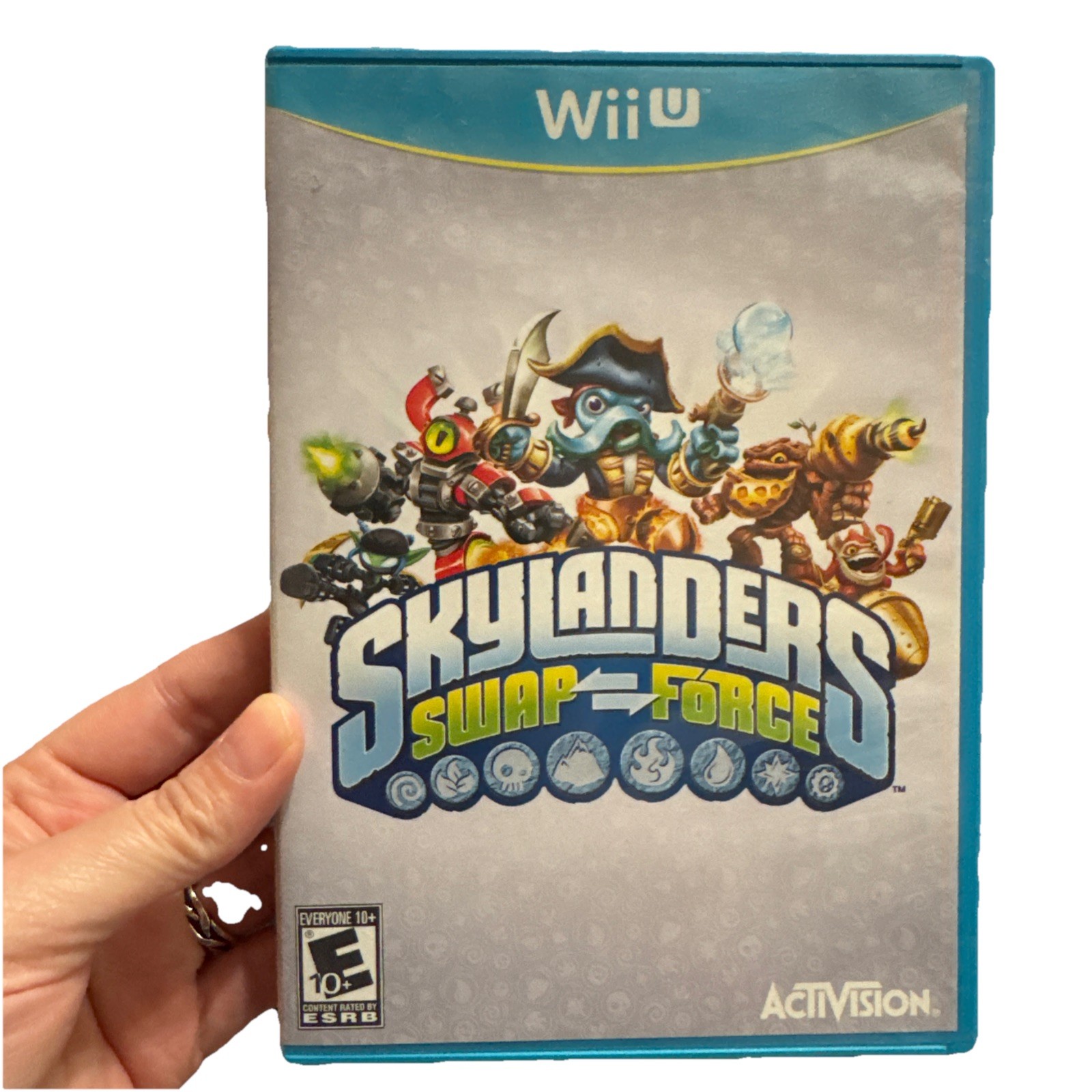 Nintendo WiiU Wii U Activision Skylanders Swap Force Game, Case, & Artwork