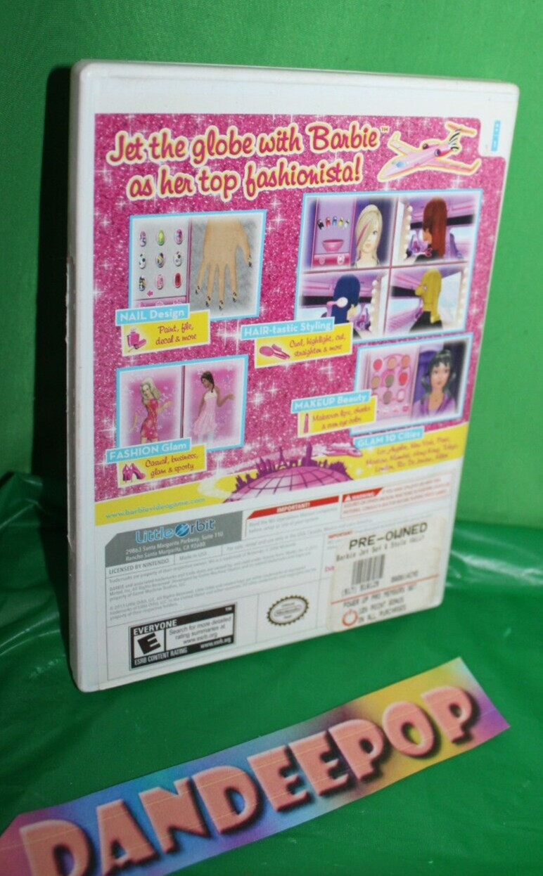 Nintendo Wii Disney Barbie Jet, Set & Style