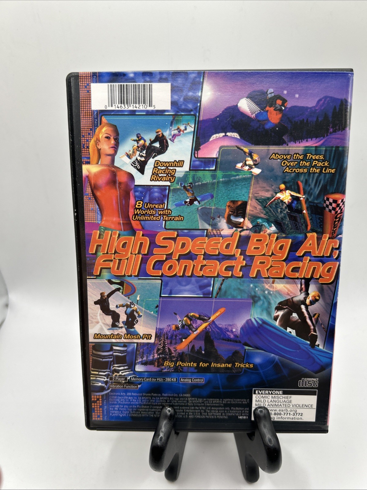 SSX PS2 Black Label PlayStation 2 + Reg Card – CIB Tested Sun faded Spine