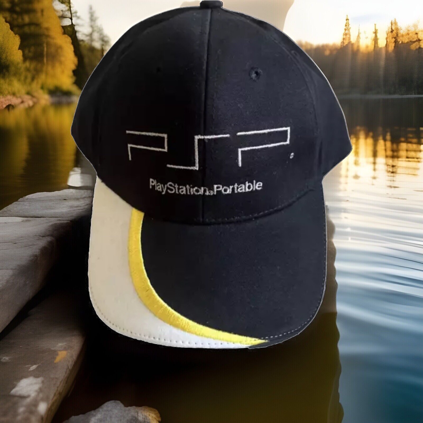 Vintage Official PlayStation Portable PSP Ball Cap Hat Adjustable Embroidery
