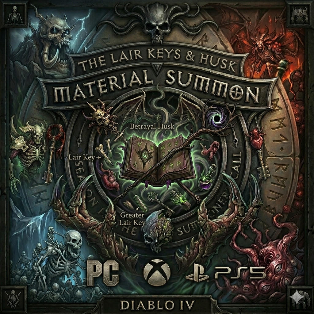 DIABLO 4💥SEASON 10💥ALL MATERIALS BOSS