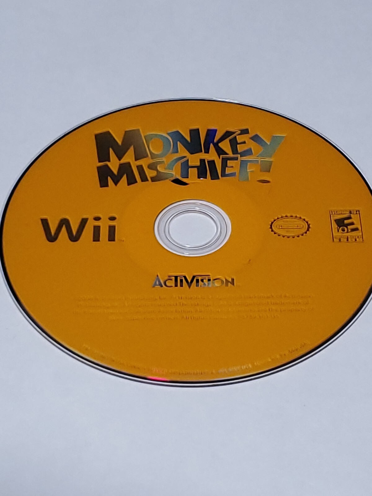 Monkey Mischief Party Time Nintendo Wii, 2008 Complete and Tested CIB