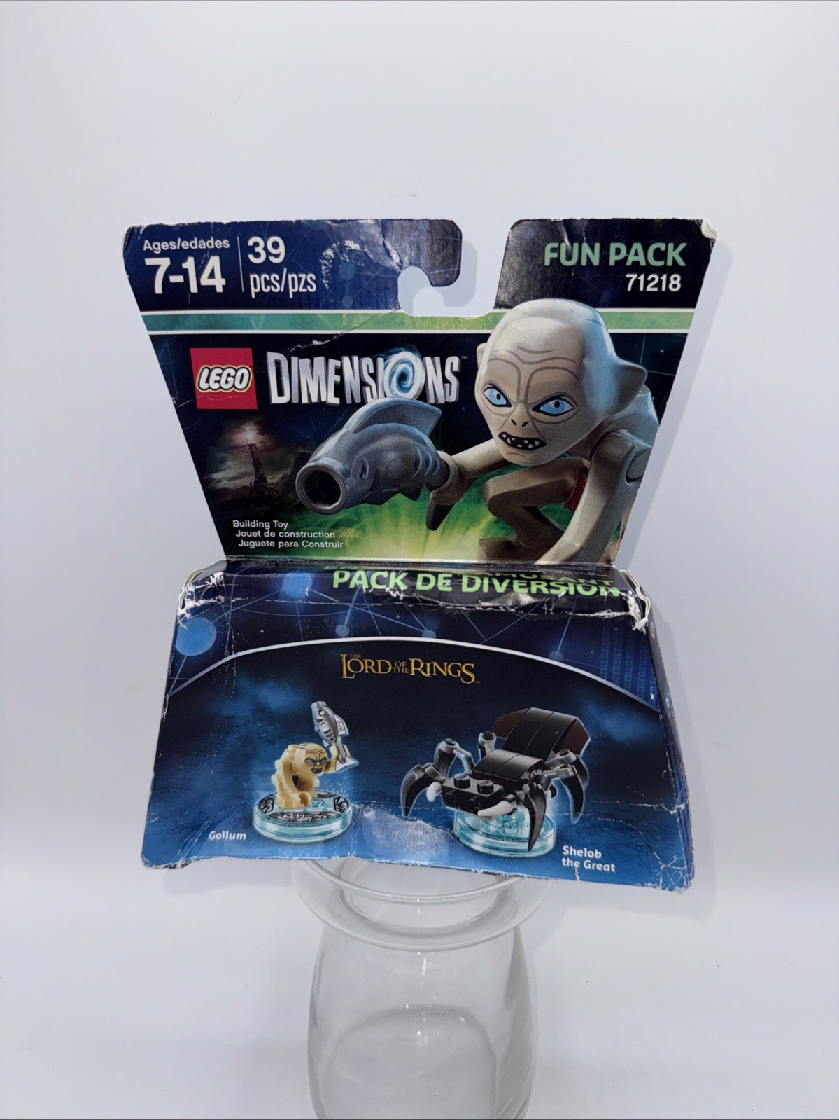 LEGO Dimensions Lord of the Rings: Gollum & Shelob the Great Fun Pack 71218